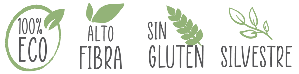 Eco, alto en fibra, sin gluten, silvestree